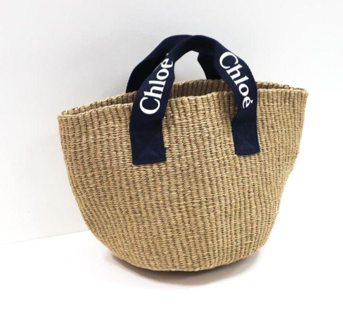 メーカー直売所 新品 Chloé ベージュ かごバッグ - メルカリ バッグ