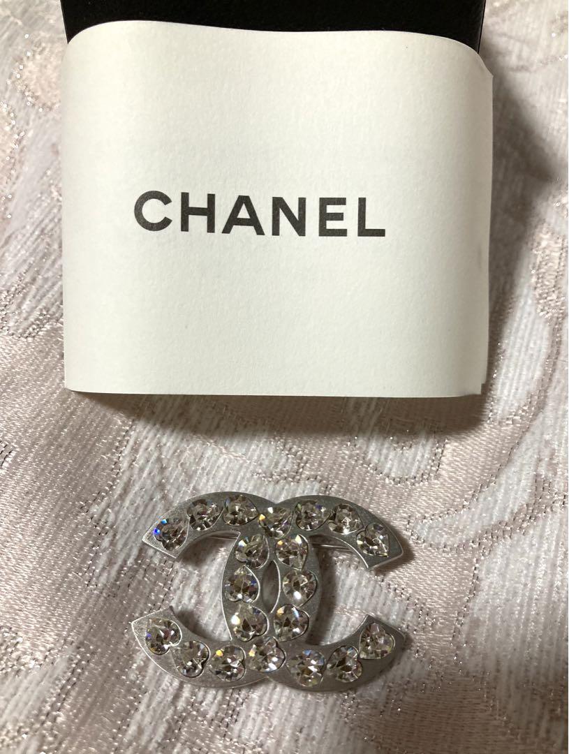 【CHANEL】 シャネル ハートモチーフ ブローチ 画像5