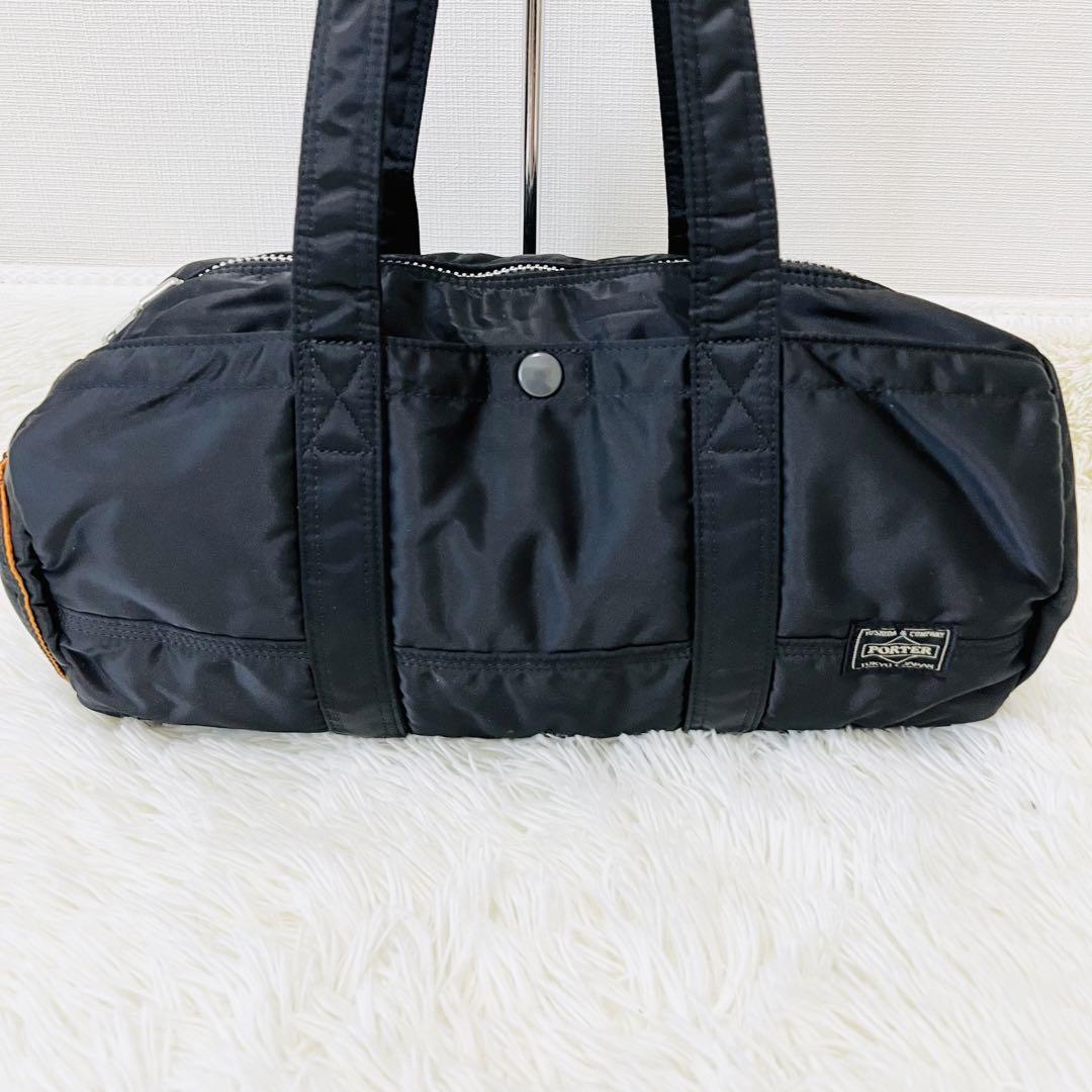 ☆未使用に近い　ポーター　ミニ　ボストンバッグ　黒　タンカー　ダッフルバッグ☆