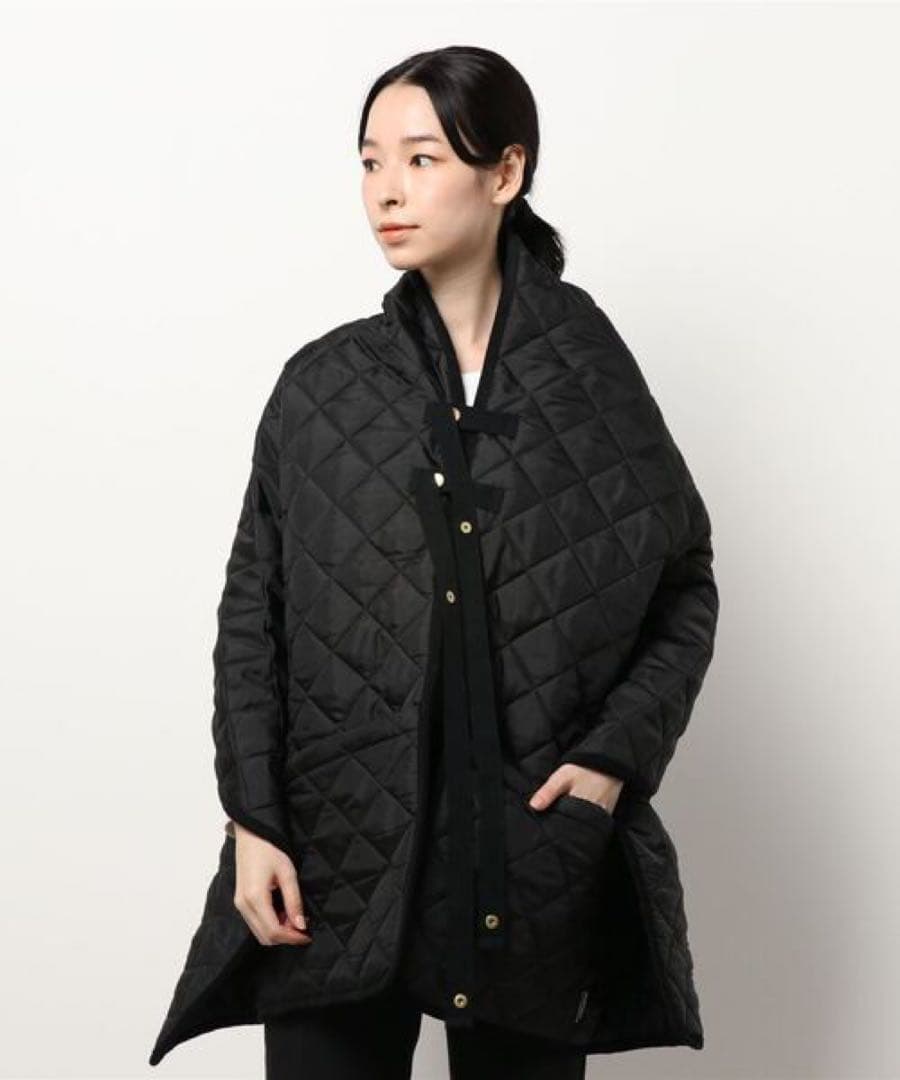 Traditional Weatherwear COLNE ケープポンチョ美品