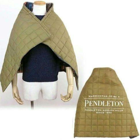 【NewYearセール】TAIONxPENDLETON 4way ダウンポンチョ