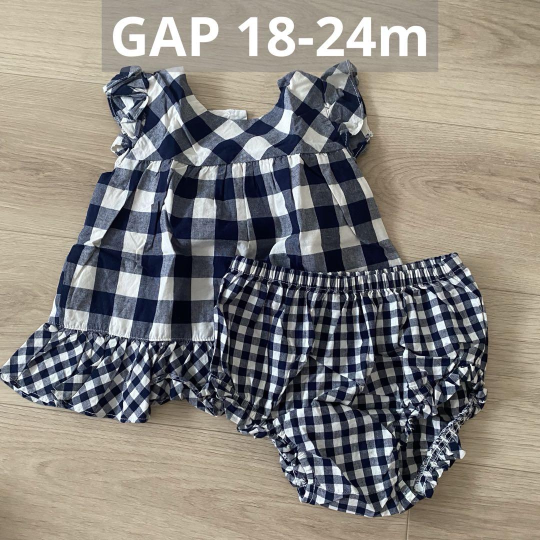 想像を超えての セットアップ ベビーギャップ GAP ギンガムチェック メルカリ - その他