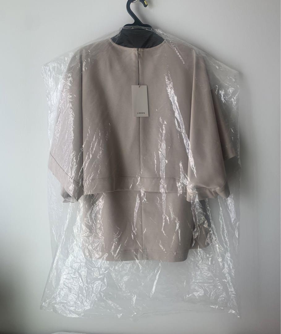 【新品】LOHEN ローヘン  スクエアケープカットソー BEIGE