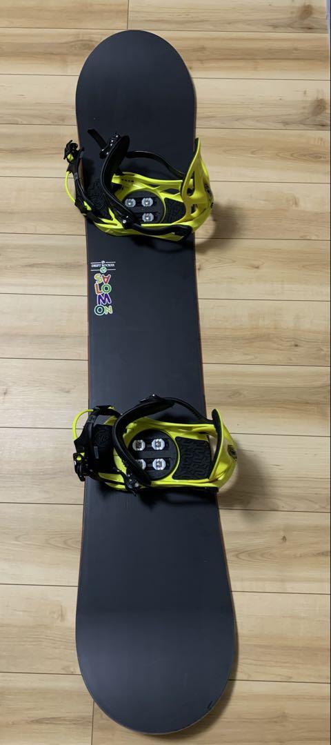 Salomonスノーボード155/Ｋ２ビンディング、ブーツ26.5 ３点セット Salomonスノーボード155/K2ビンディング、ブーツ26.5 3点セット