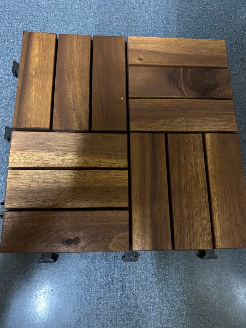 天然木アカシア デッキパネル 30x30cm ブラウン 天然木アカシア デッキパネル 30x30cm ブラウン