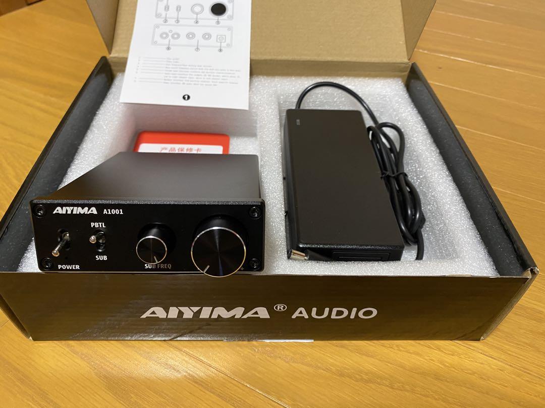 AIYIMA A1001 デジタルアンプ　モノラル　サブウーファー用　2台セット AIYIMA A1001 デジタルアンプ モノラルアンプ サブウーファー