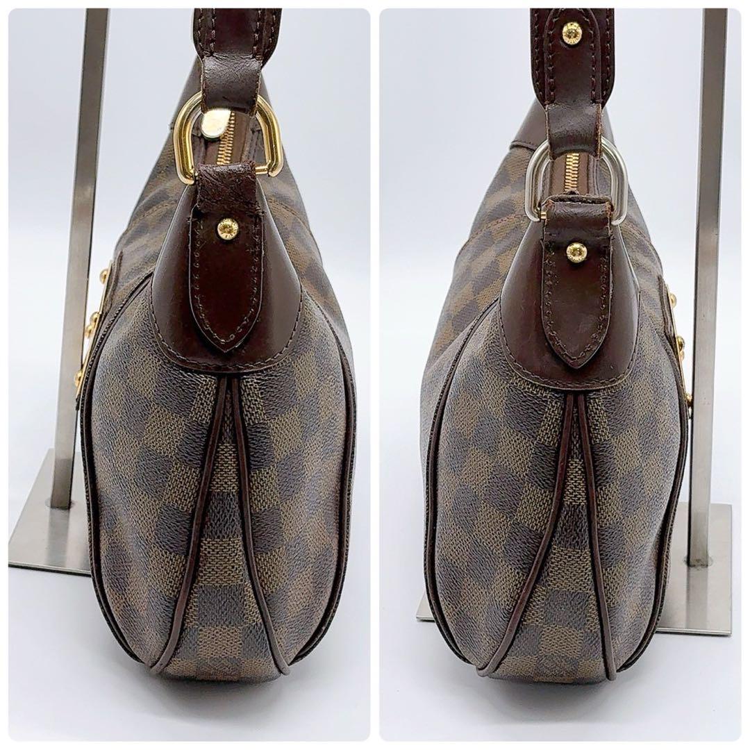 ルイヴィトン LOUIS VUITTON テムズPM ダミエキャンバス 茶