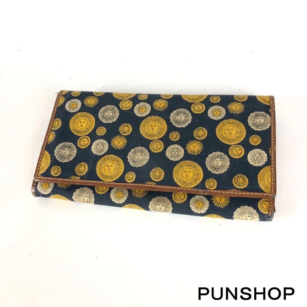 GUCCI グッチ キャンバス 長財布 がま口 レディース ブランド