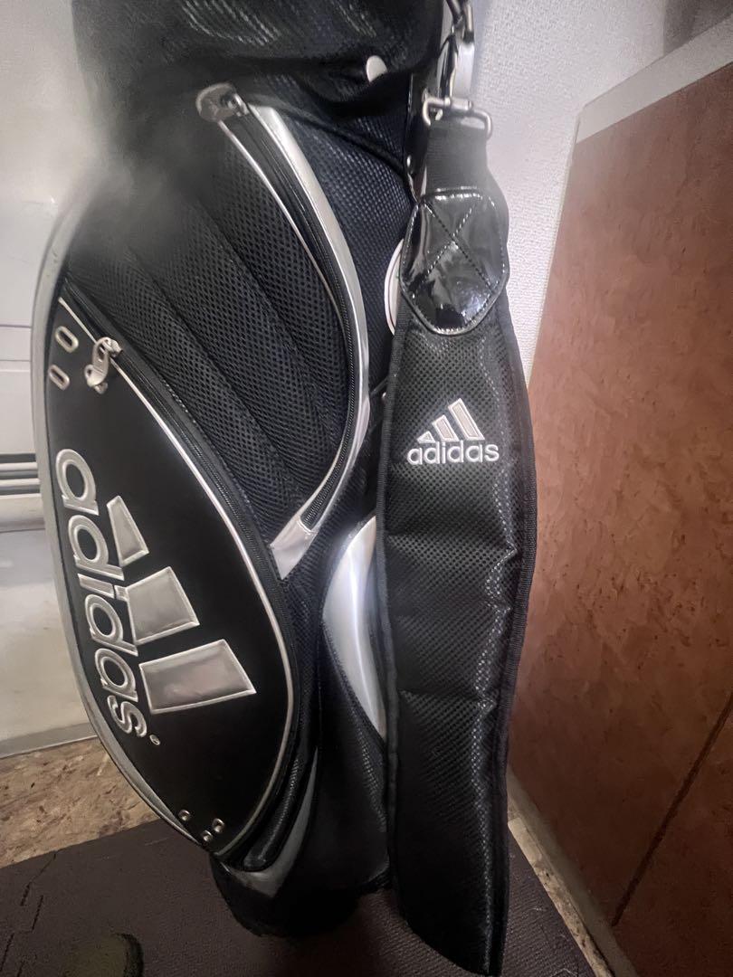 adidas キャディバッグ 黒