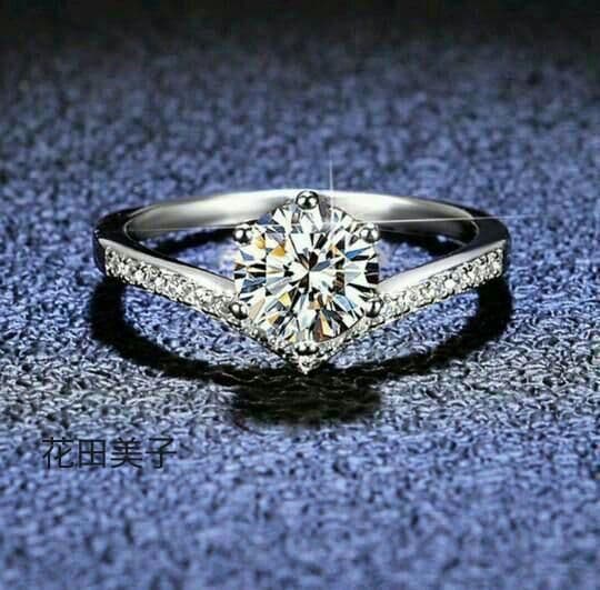 新品未使用?プラチナPT 950ダイヤモンドの指輪195 トレンド