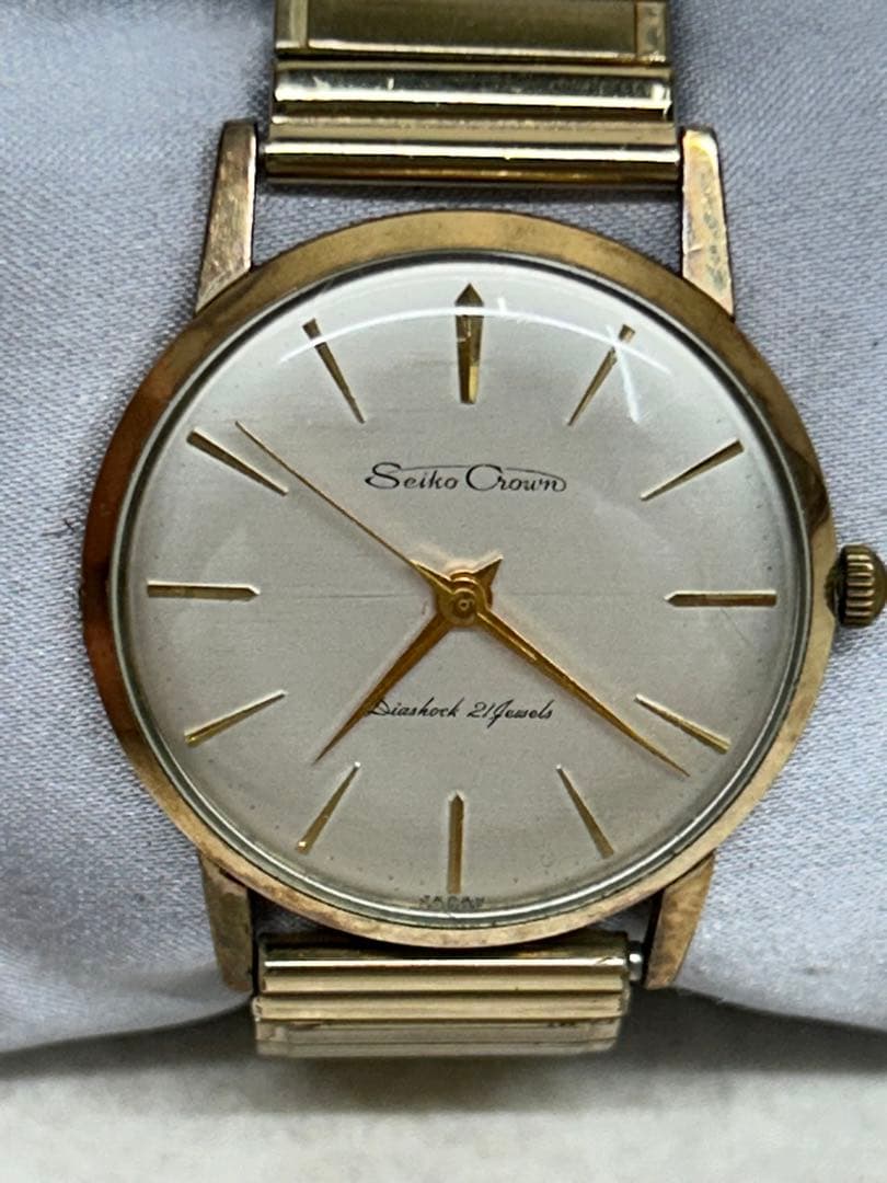 T5）希少 SEIKO CRONWセイコー クラウン 14036 21石手巻