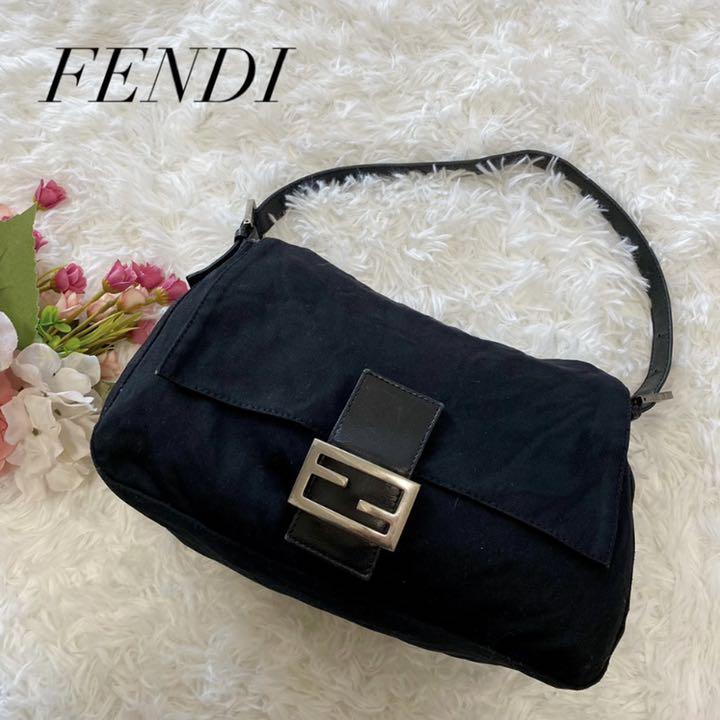 FENDI フェンディ マンマバケット ハンドバッグ トートバッグ 金具 ロゴ 100%品質保証! FENDI フェンディ マンマバケット ハンドバッグ トートバッグ 金具 ロゴ 100%品質保証!