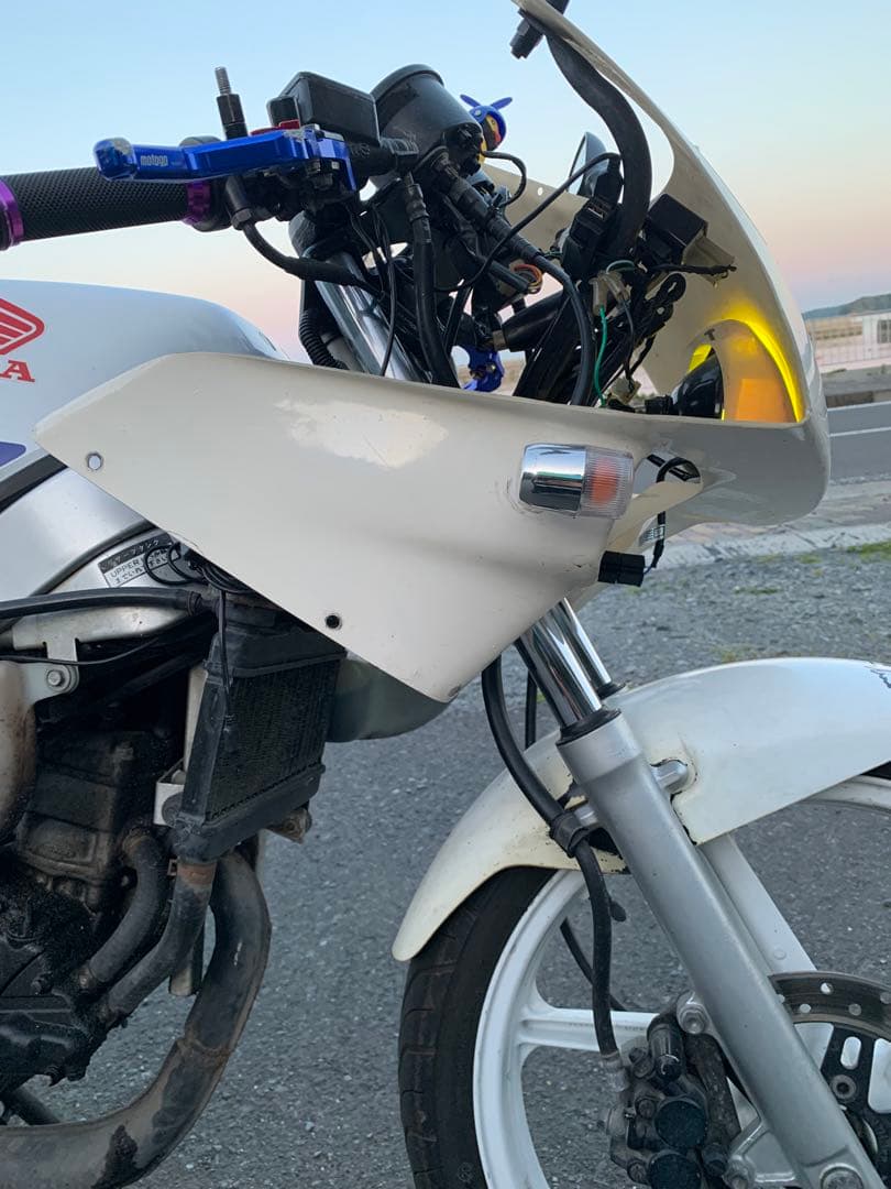 ns1 社外アッパーカウル‼️ 当時物‼️ ヘッドライトセット‼️ 雑誌で