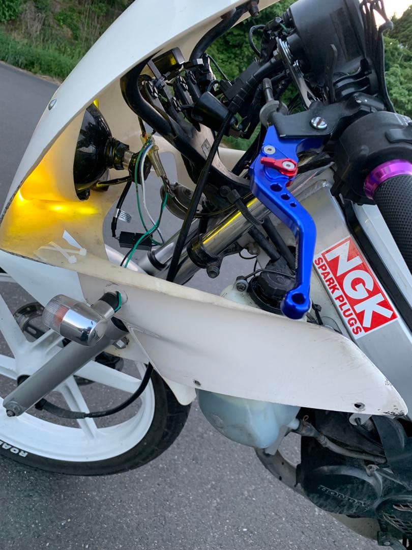 ns1 社外アッパーカウル‼️ 当時物‼️ ヘッドライトセット‼️ 雑誌で