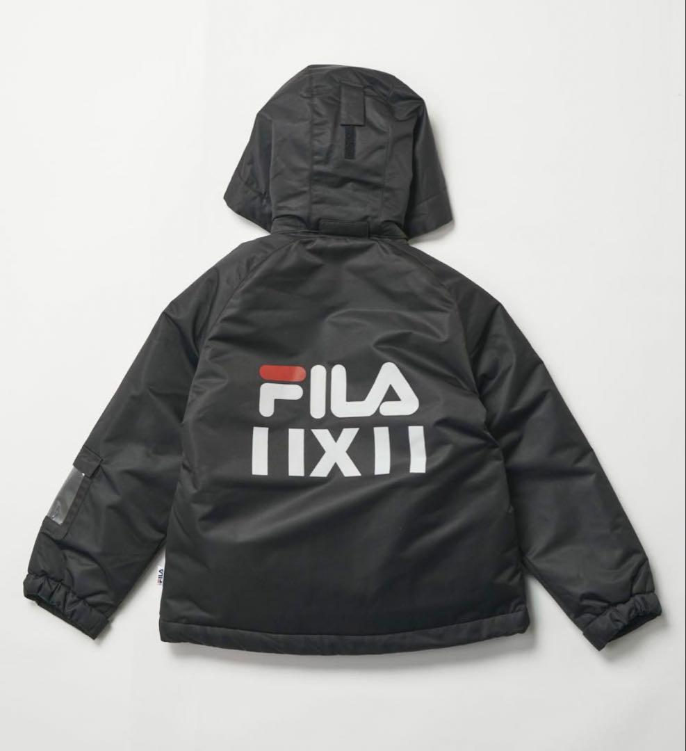 FILA キッズ　スノボ　スノーボード スノーウェア　上下セット　黒　150