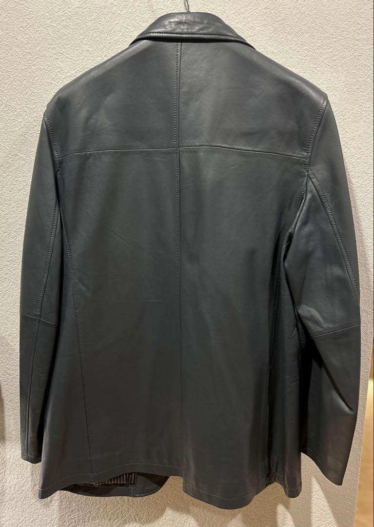 barassi グレー レザー スーツ ジャケット・パンツセット　新品未使用