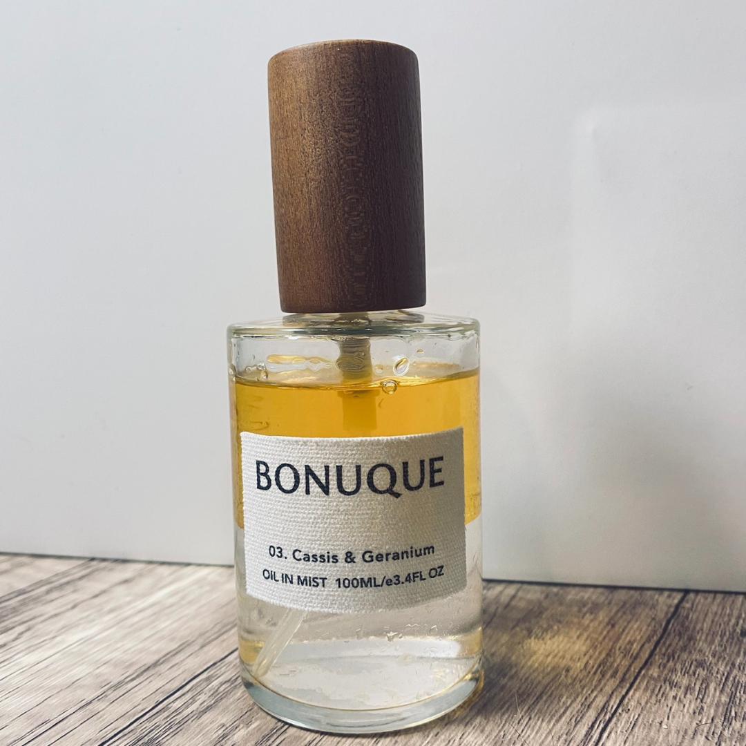 BONUQUE オイルインミスト　03. cassis & geranium