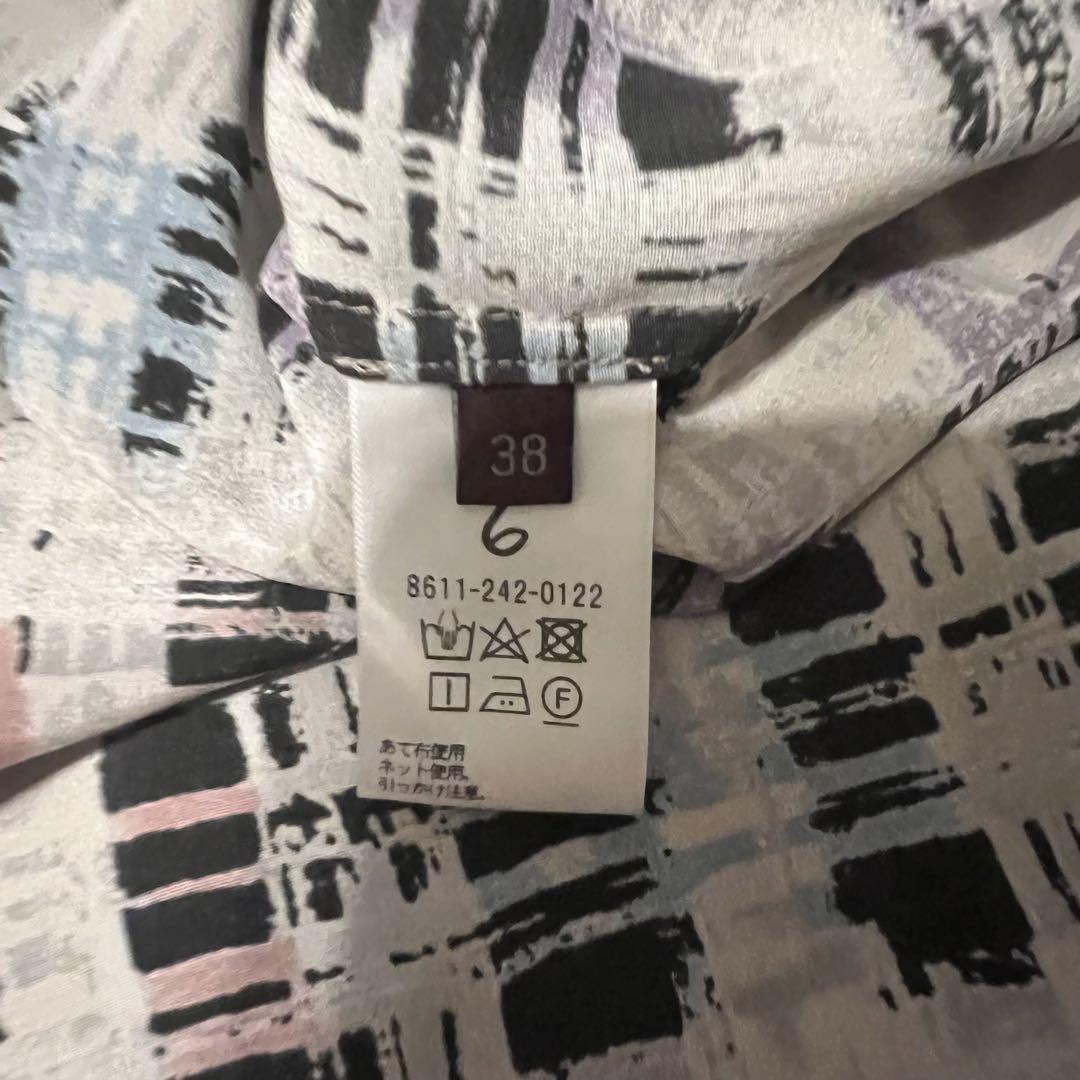 6(ROKU) CHECK PRINT SHIRT 38