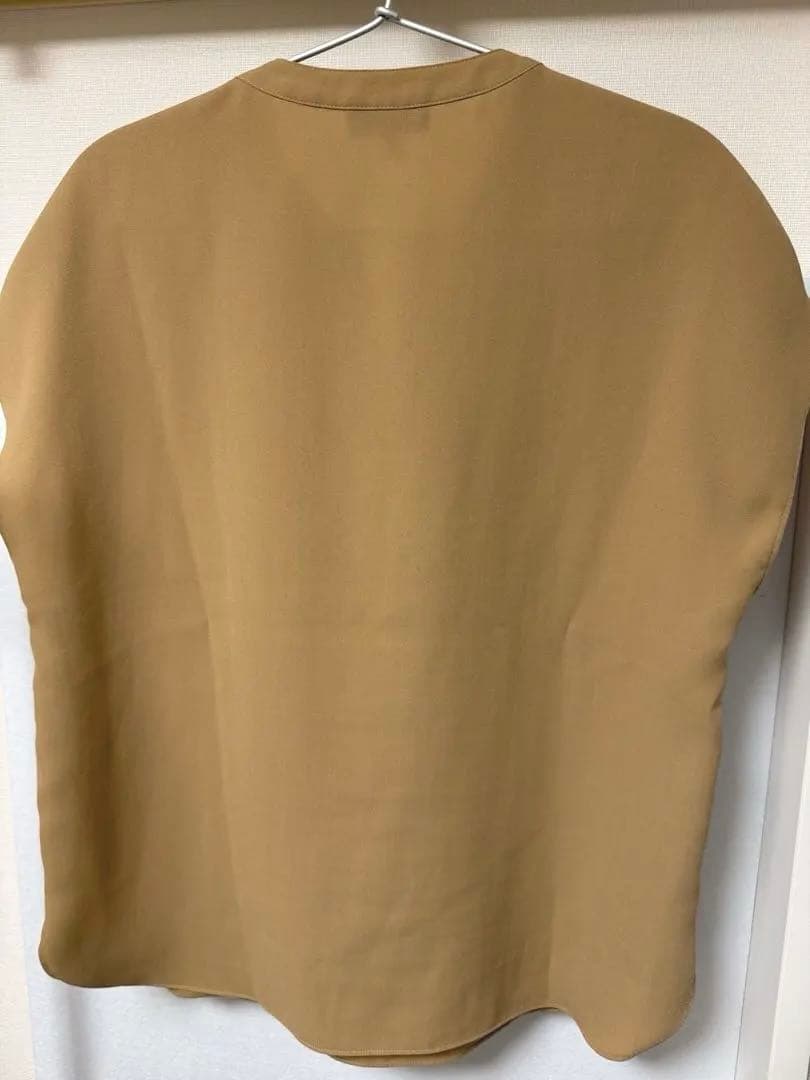 theory セオリー ベージュ ブラウス 半袖 プルオーバー