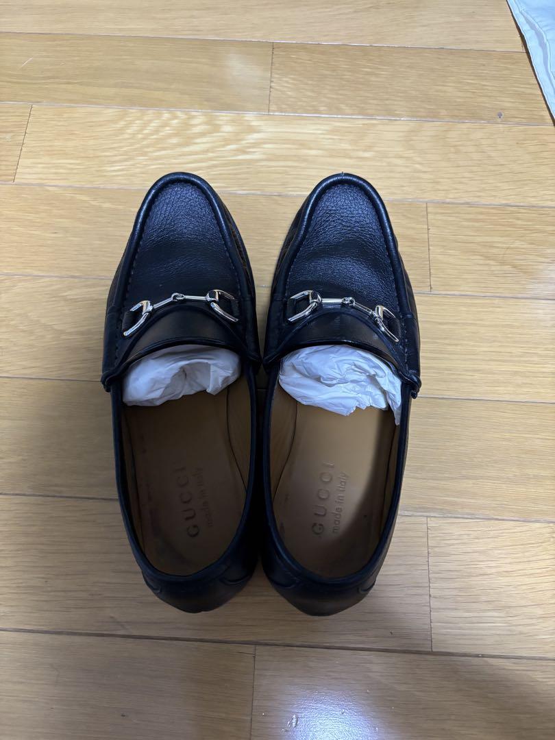 GUCCI ブラック ホースビットローファー