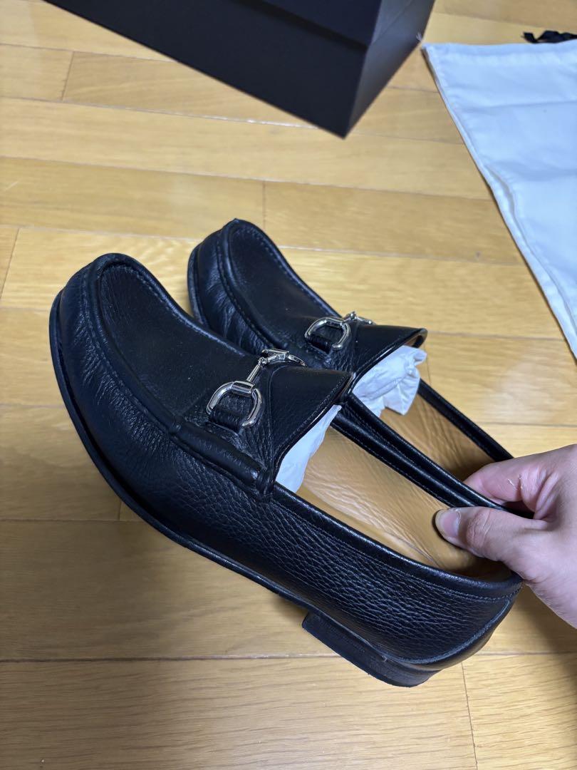 GUCCI ブラック ホースビットローファー