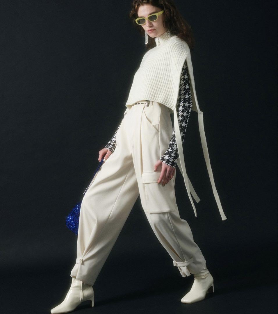 SALE】Cotton Nylon Twill Suspender Cargo Pants