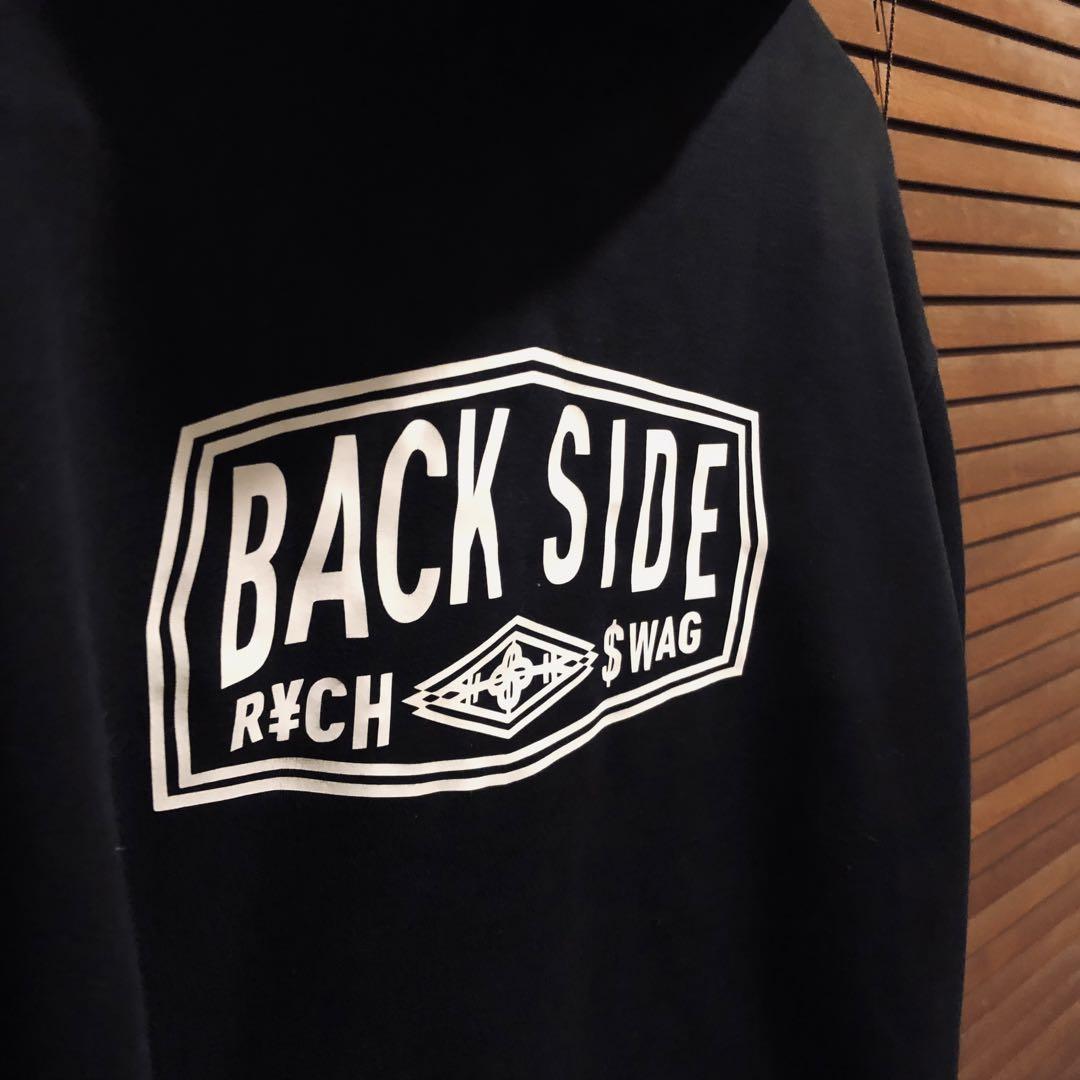 Back Side Rich Swag / ハーフジップ　パーカー
