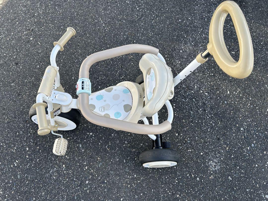 【美品】アイデス ナチュラル トライク プー&ハニー　三輪車 ステップ付 ナチュラルトライク プー＆ハニー – アイデス公式オンライン