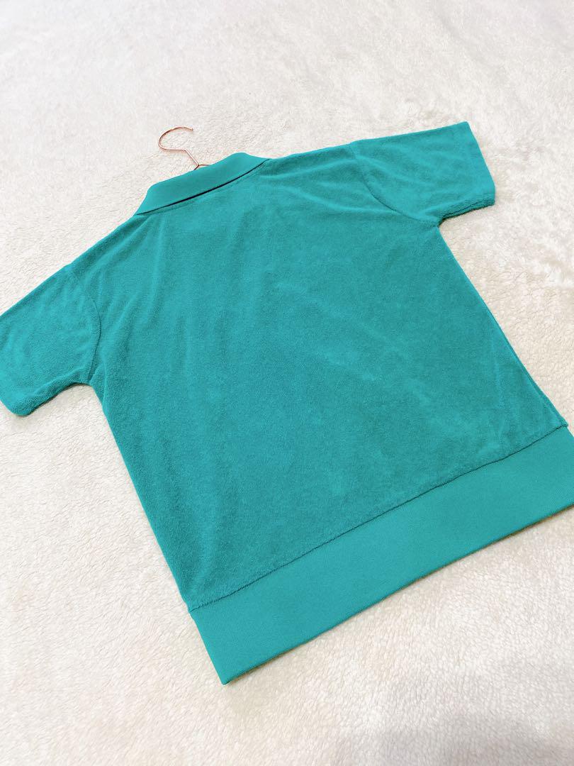 【RUFFLOG】美品　ラフロッグ　NIKIコラボ　ゴルフ　ポロシャツ　グリーン