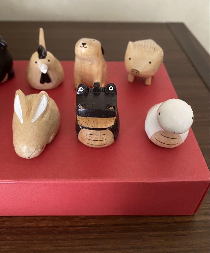 【美品】ポレポレ 動物 12支飾り 正月飾り 十二支 干支