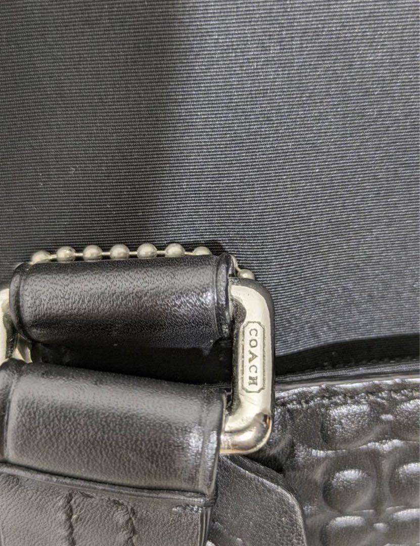 美品✨  coach コーチ 2way ビジネスバッグ 黒 シグネチャー