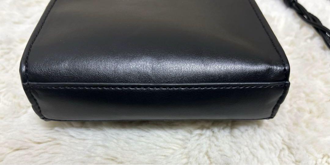 ジルサンダー　タングル　黒　ショルダーバッグ　ミニバッグ　スマホショルダー