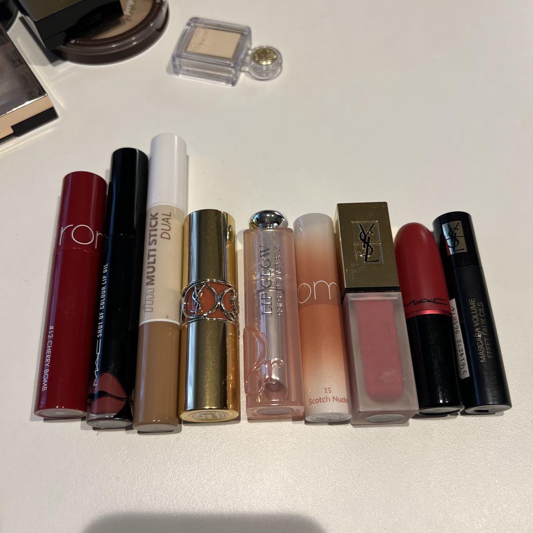 [値下げ] コスメまとめ売り デパコス Dior, YSL, MAC など