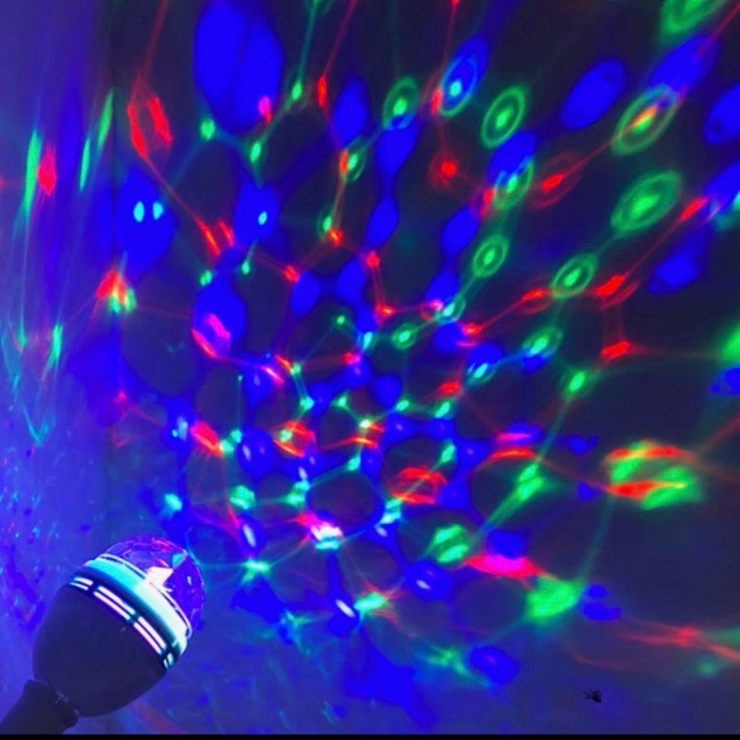 ミラーボール ダイヤモンド回転電球 LEDライト ステージ照明 ミニ 