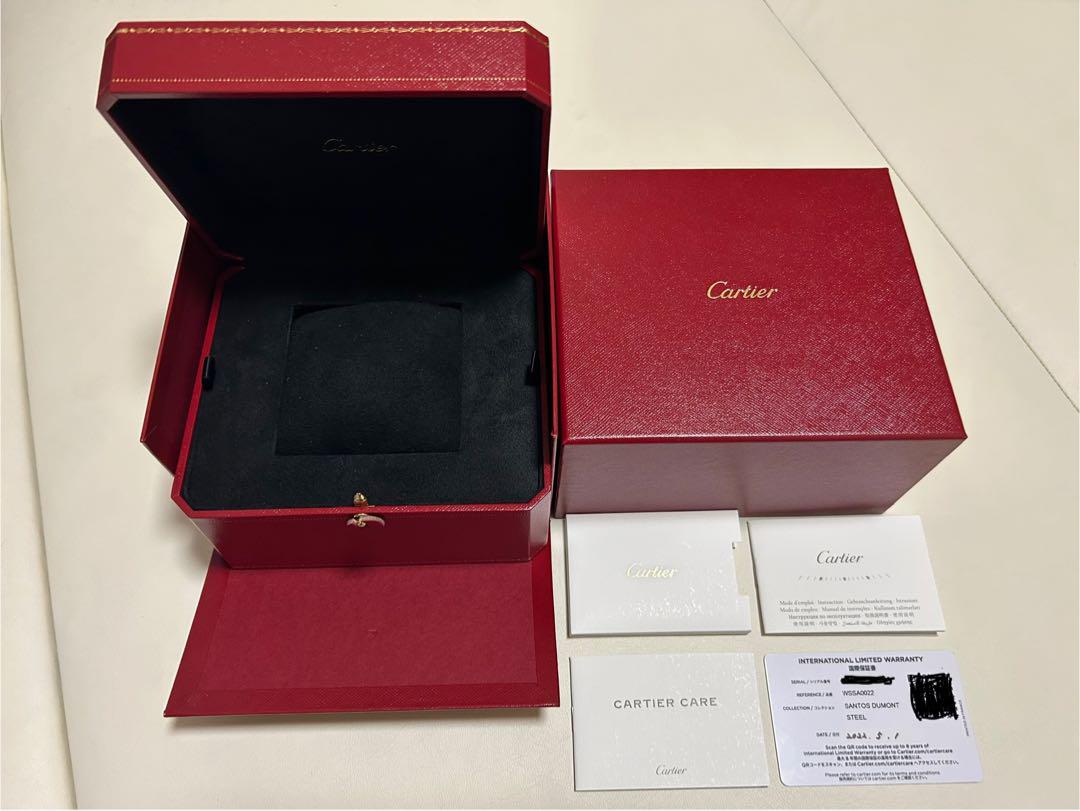 【ゴル吉】Cartier サントスデュモン LM ＷSSA0022 時計