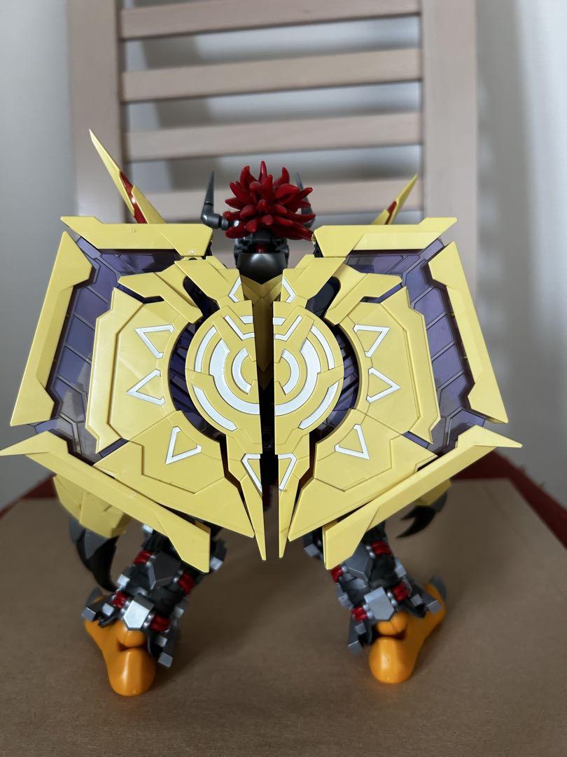 ウォーグレイモン　メタルガルルモン　プラモデル完成品