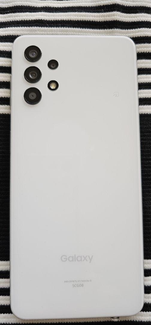Galaxy - Galaxy A32 5G 本体 オーサムホワイト 中古)SAMSUNG GALAXY A32 5G 64GB オーサムホワイト SCG08 au