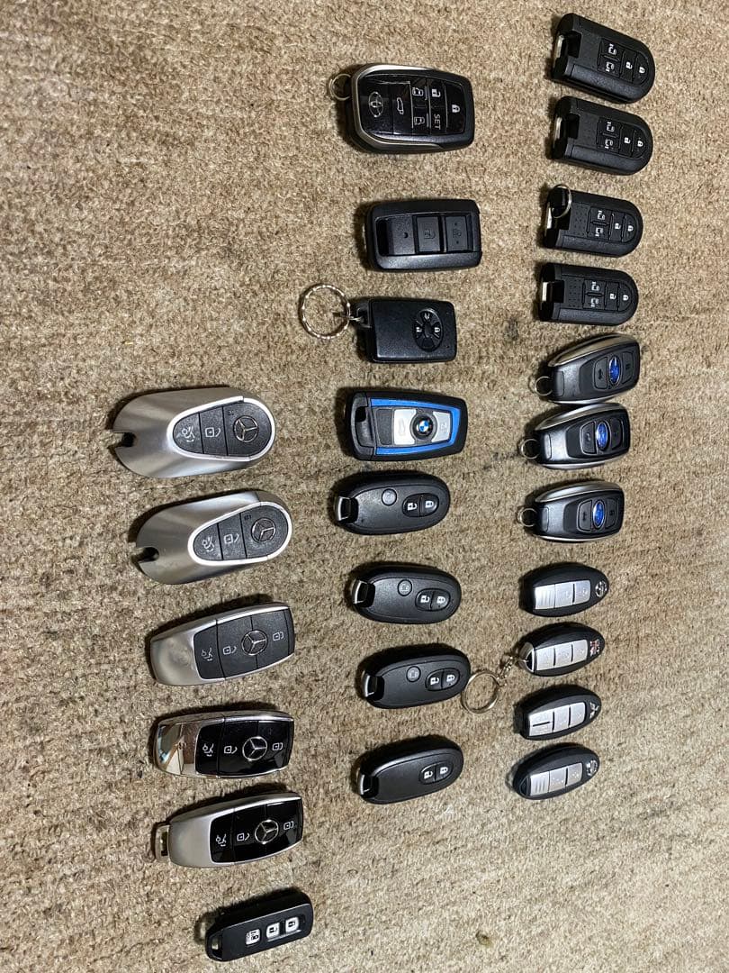 キーレス 25個やや傷や汚れあり