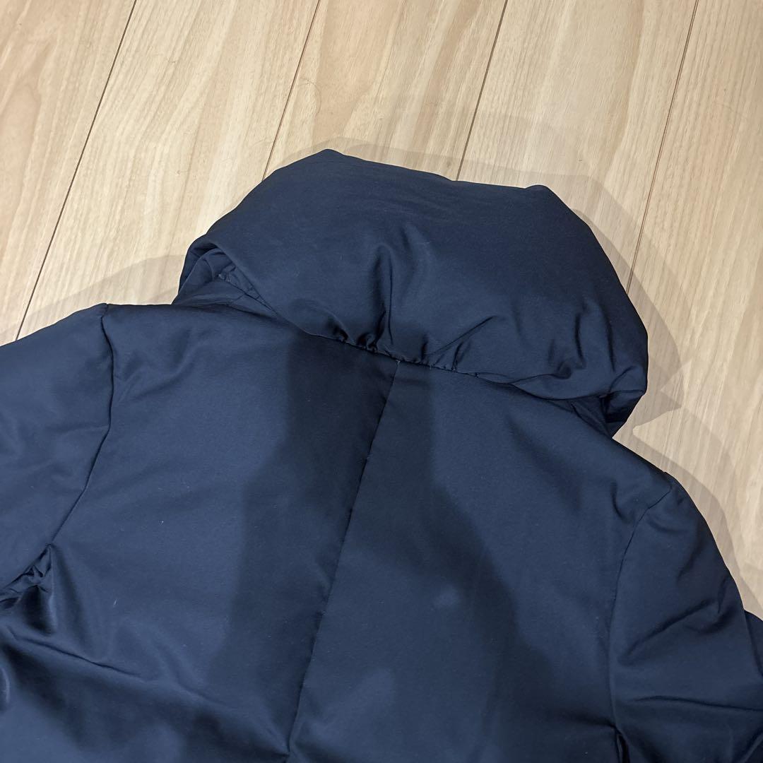 theory luxe ダウンロングコート濃紺