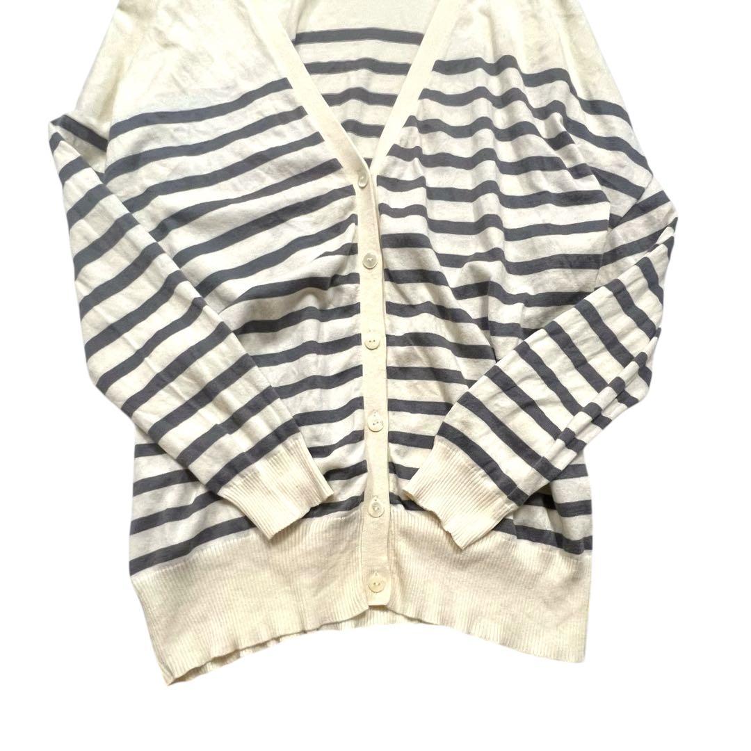 美品　フレームワーク　Vネックとろみ長袖ガーデン　ドルマン　コットン100%