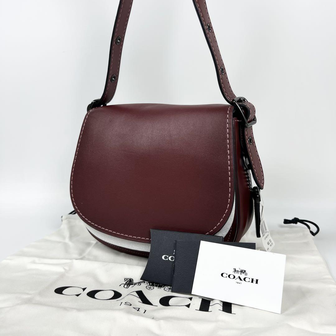 【未使用品】コーチ　ショルダーバッグ　サドルバッグ　55036