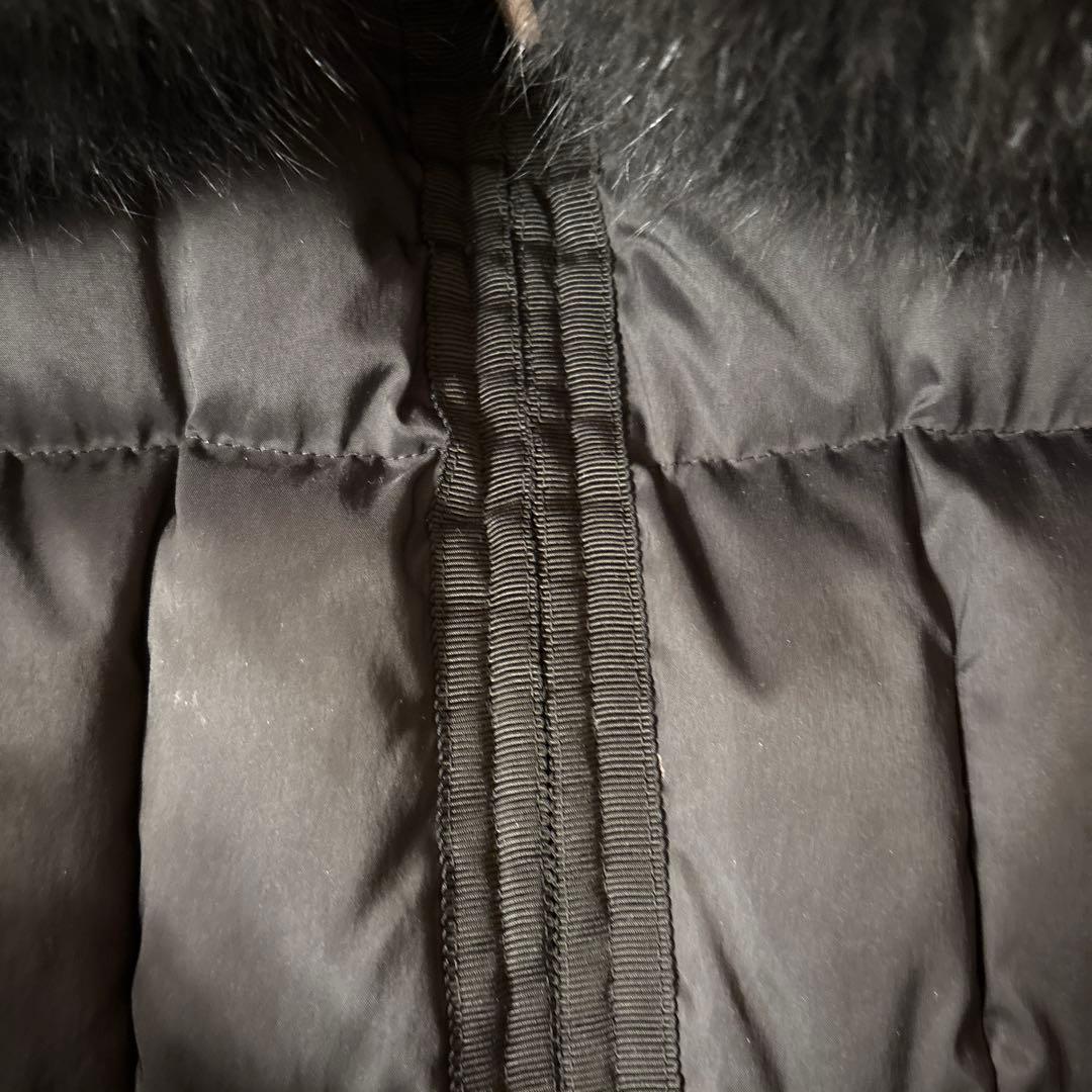 FRANCO FERRARO ブラックロングダウンジャケット FRANCO FERRARO ブラックロングダウンジャケット