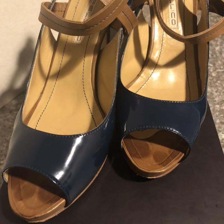 PELLICO オープントゥ パンプス 8.0cm ROSE BEIGE パンプス AMAN