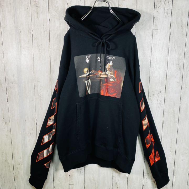 爆買い限定SALE オフホワイト Caravaggio Slim Hoodie 人気サイズXL T6npc-m86334660127 定番2022