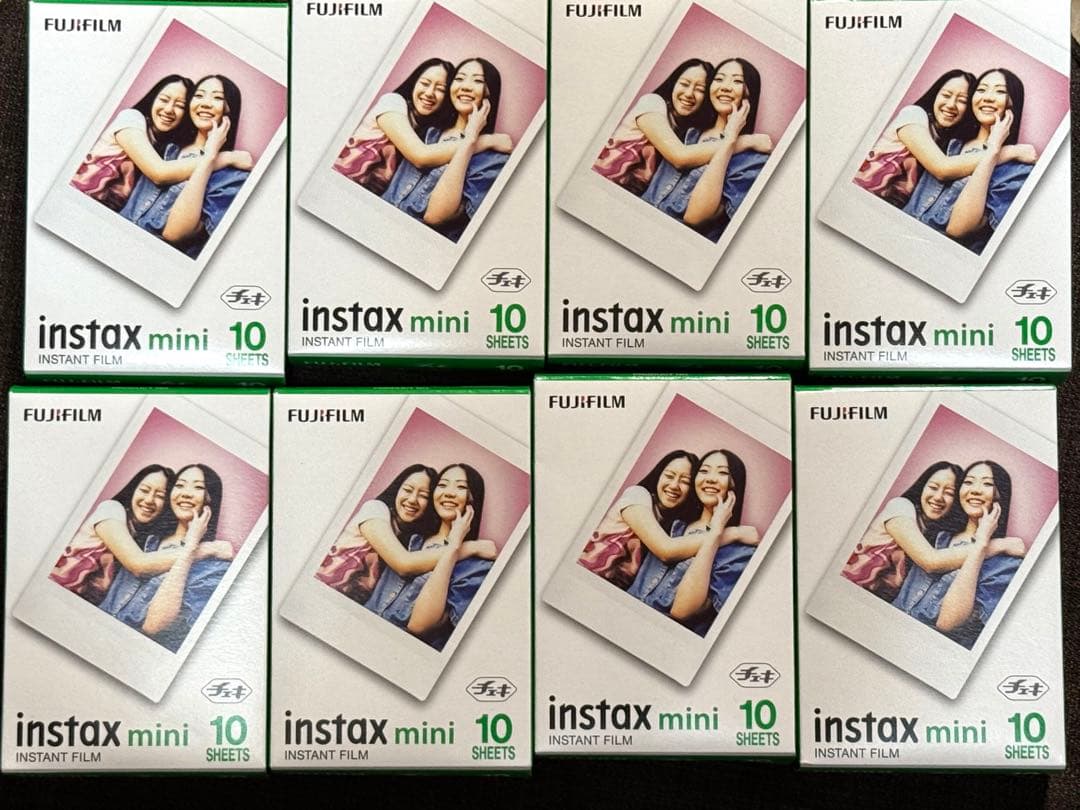 富士フイルム　instax mini　チェキフィルム 10枚入り8パック 新品