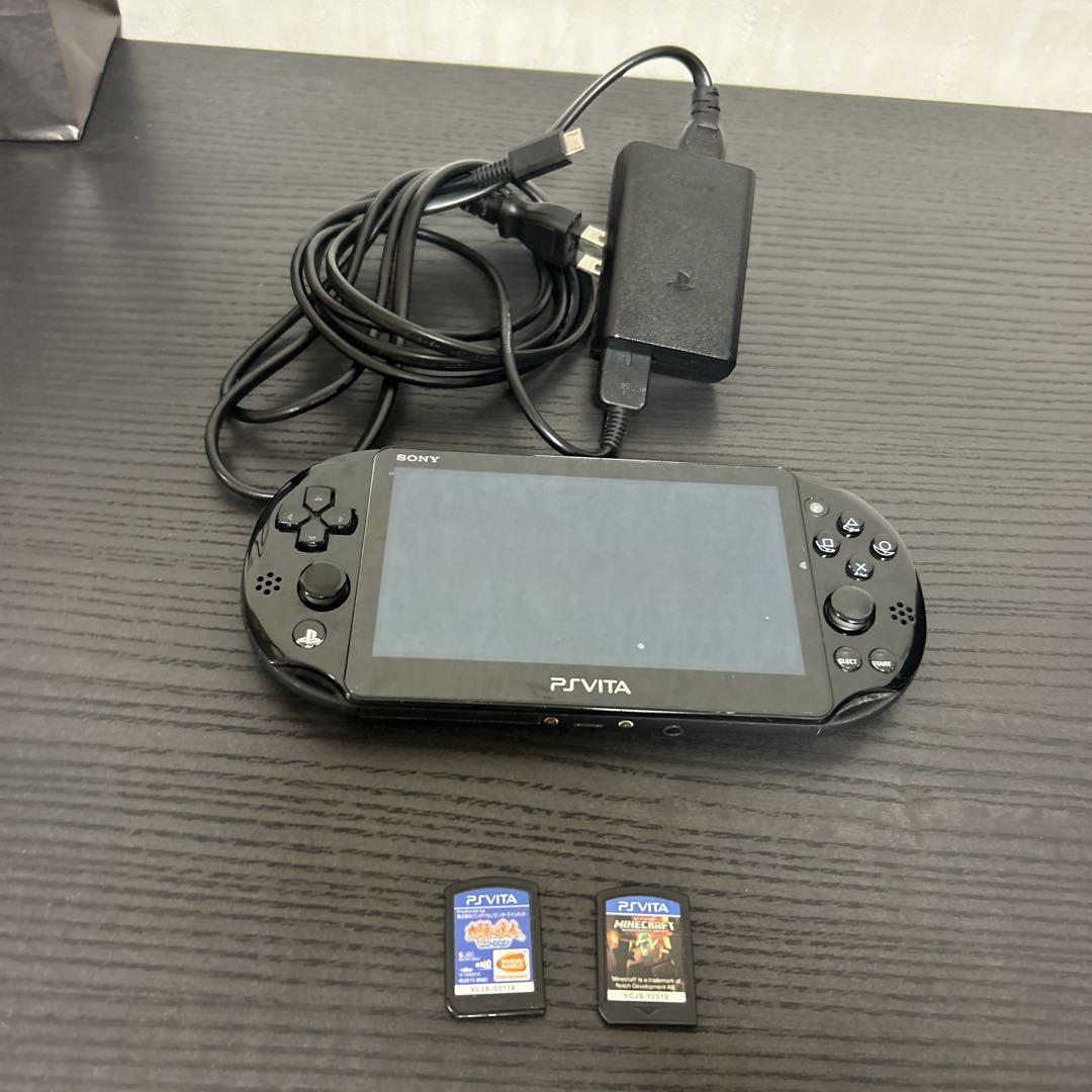 PS VITA 本体 PCH-2000 ブラック 太鼓の達人 マインクラフト