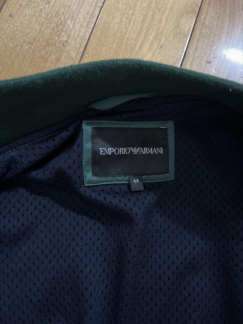 EMPORIO ARMANI スタジャン 44サイズ 緑/白