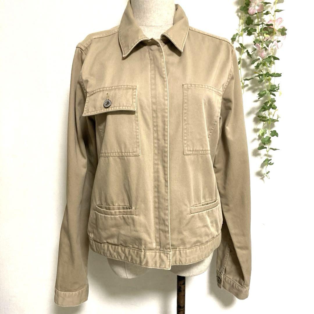 POLO JEANSポロジーンズ ジップアップ ジャケット ベージュ M