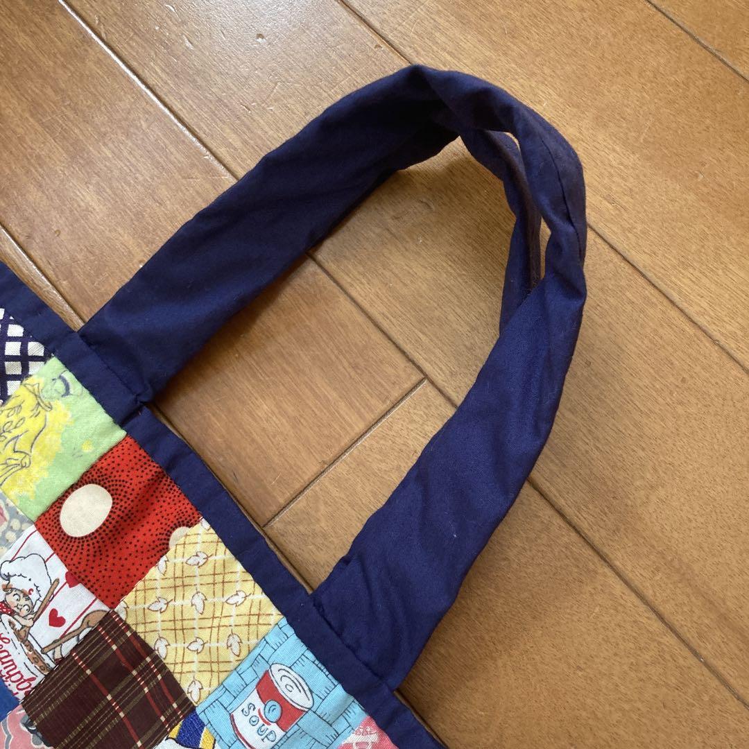 パッチワーク ハンドメイド バッグ パッチワーク ハンドメイド バッグ A4 トートバッグ - メルカリ