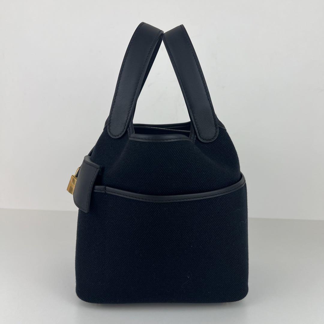 新品未使用　HERMES エルメス　ピコタンロックカーゴ　PM ブラック　U刻
